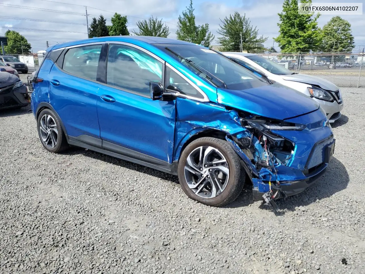 2022 Chevrolet Bolt Ev 2Lt VIN: 1G1FX6S06N4102207 Lot: 58338095