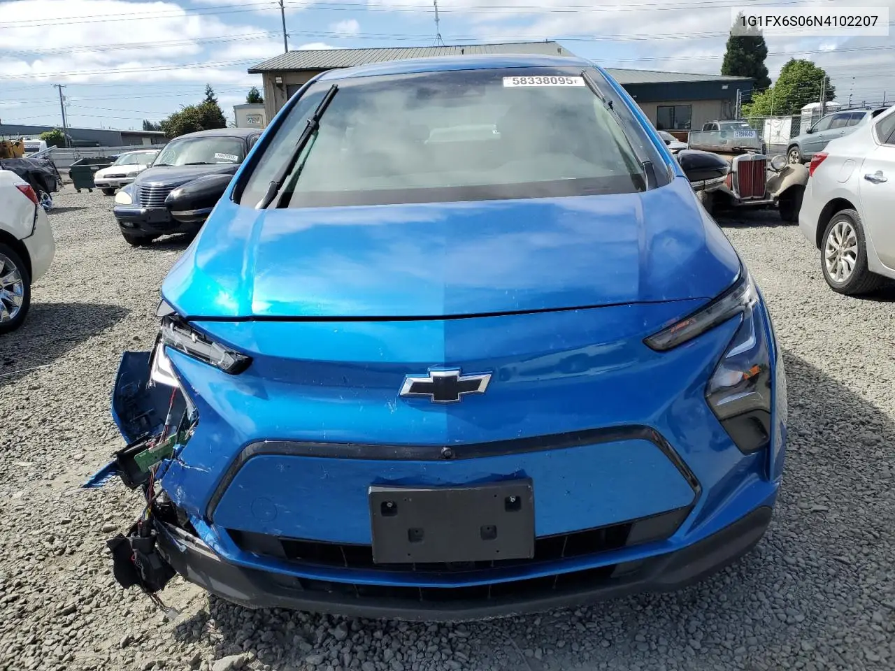 2022 Chevrolet Bolt Ev 2Lt VIN: 1G1FX6S06N4102207 Lot: 58338095
