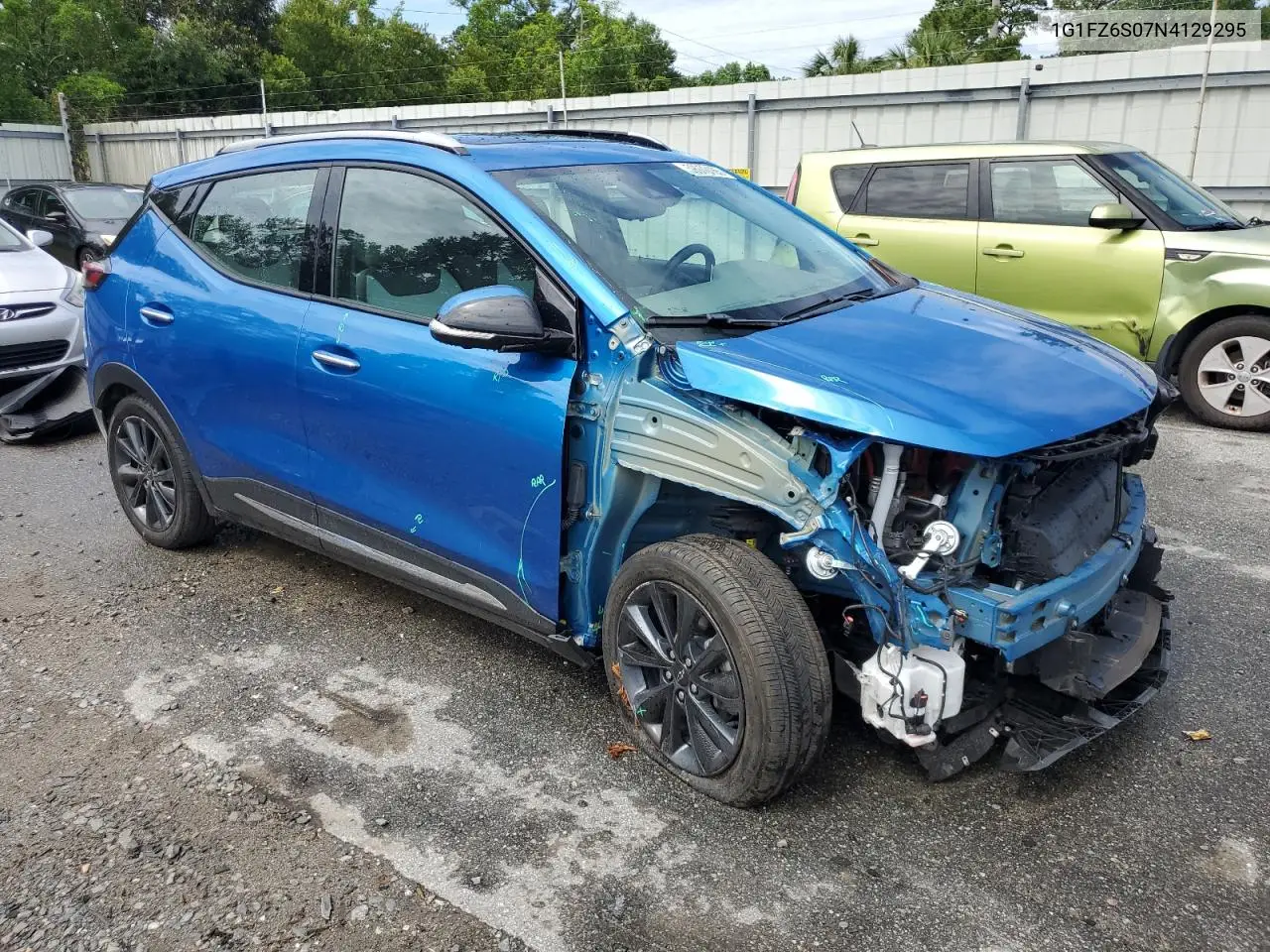 2022 Chevrolet Bolt Euv Premier VIN: 1G1FZ6S07N4129295 Lot: 59970165
