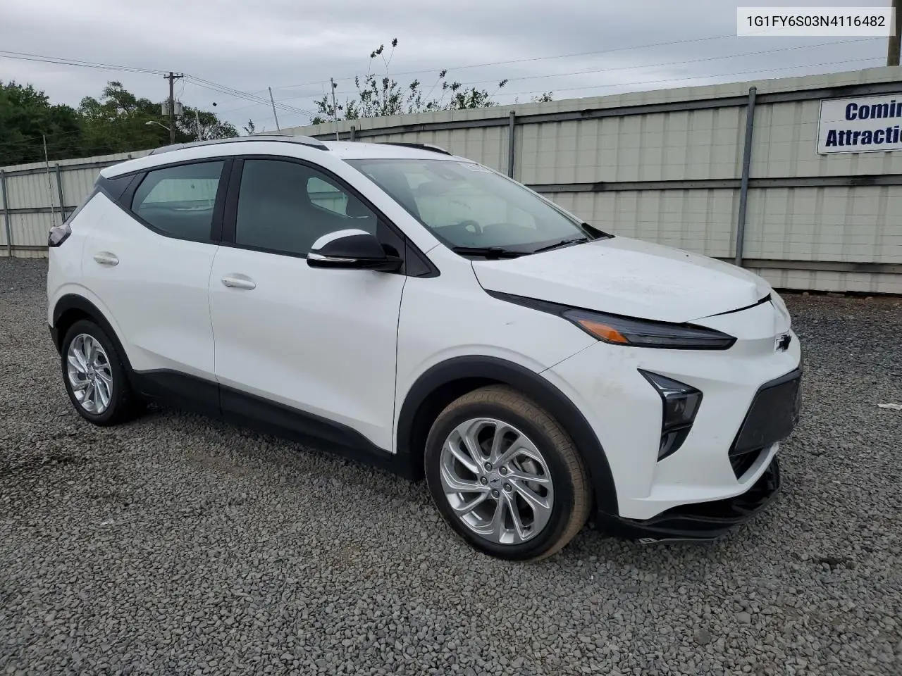 2022 Chevrolet Bolt Euv Lt VIN: 1G1FY6S03N4116482 Lot: 62601935