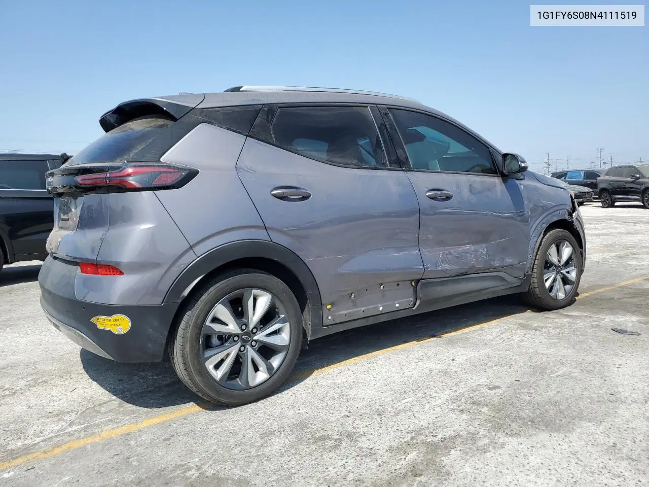 2022 Chevrolet Bolt Euv Lt VIN: 1G1FY6S08N4111519 Lot: 63497075