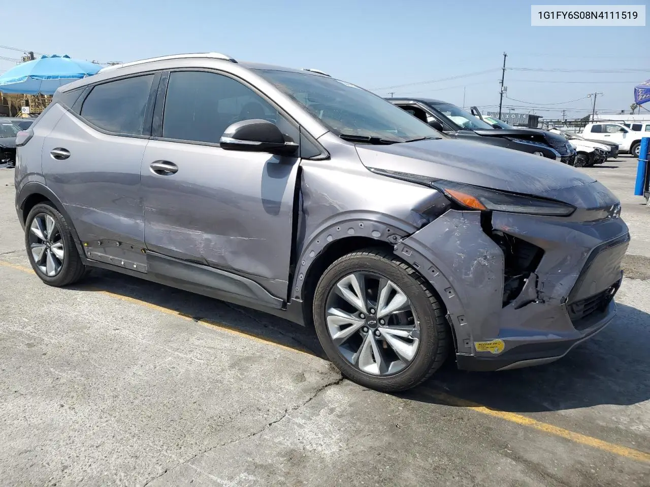 2022 Chevrolet Bolt Euv Lt VIN: 1G1FY6S08N4111519 Lot: 63497075