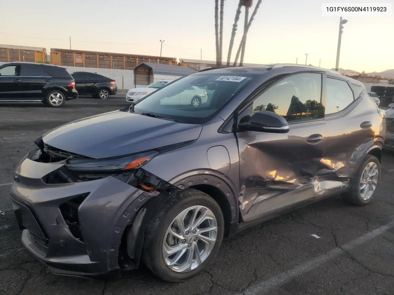 2022 Chevrolet Bolt Euv Lt VIN: 1G1FY6S00N4119923 Lot: 80142104