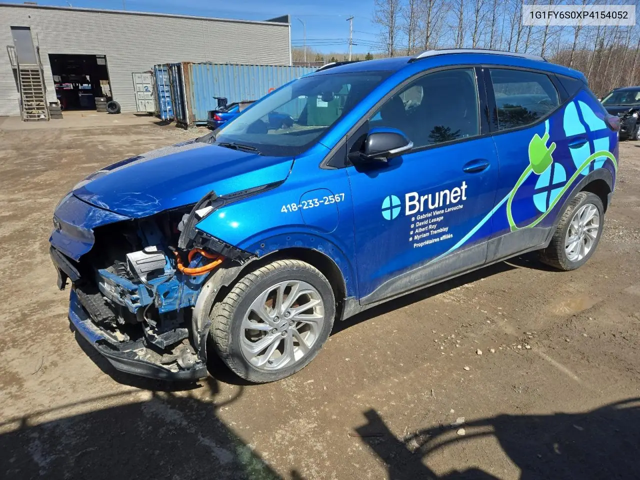2023 Chevrolet Bolt Euv Lt VIN: 1G1FY6S0XP4154052 Lot: 54321845