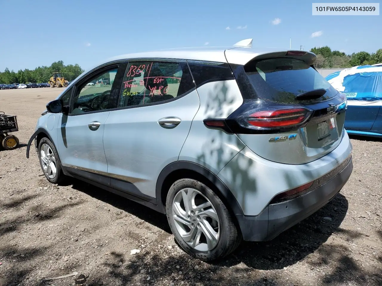2023 Chevrolet Bolt Ev 1Lt VIN: 1G1FW6S05P4143059 Lot: 62175935
