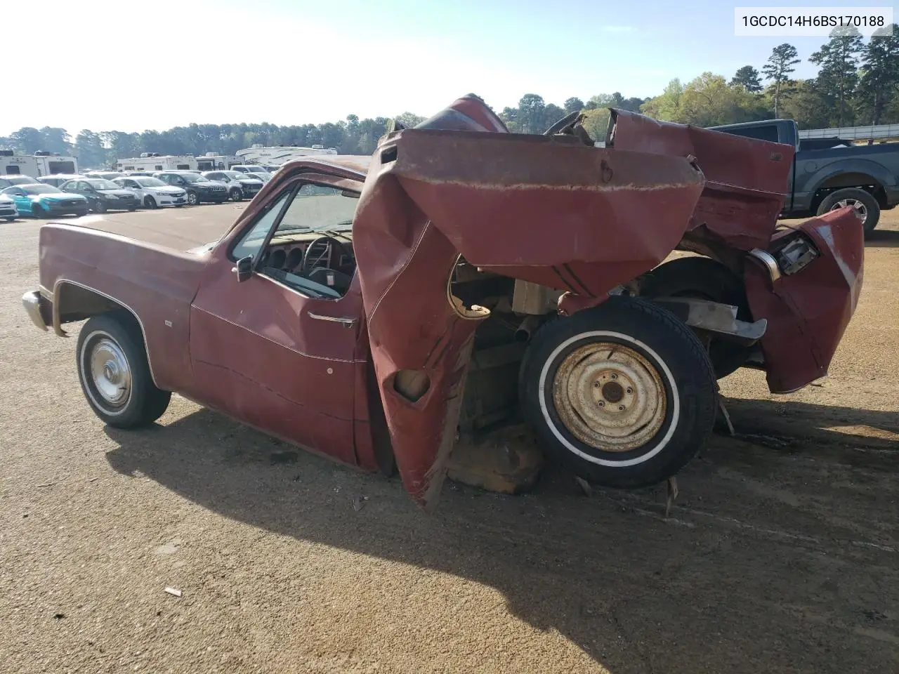 1981 Chevrolet C10 VIN: 1GCDC14H6BS170188 Lot: 50383135