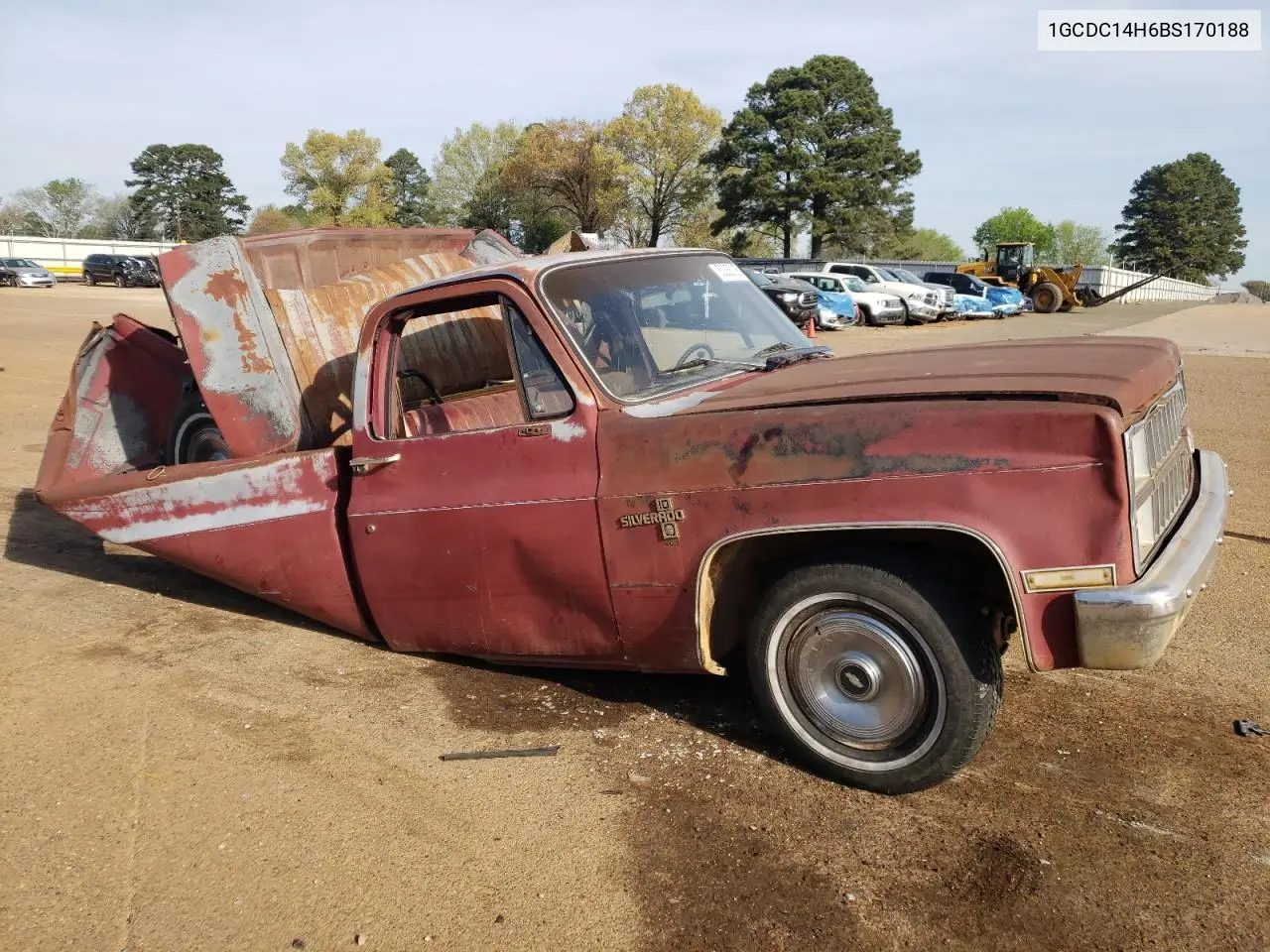 1981 Chevrolet C10 VIN: 1GCDC14H6BS170188 Lot: 50383135