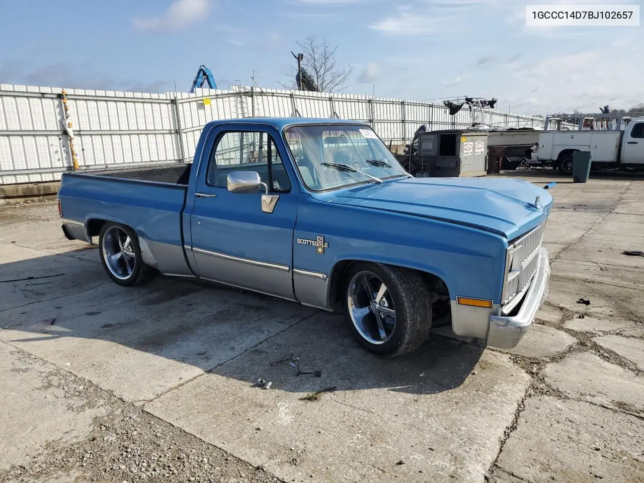 1981 Chevrolet C10 VIN: 1GCCC14D7BJ102657 Lot: 52448215