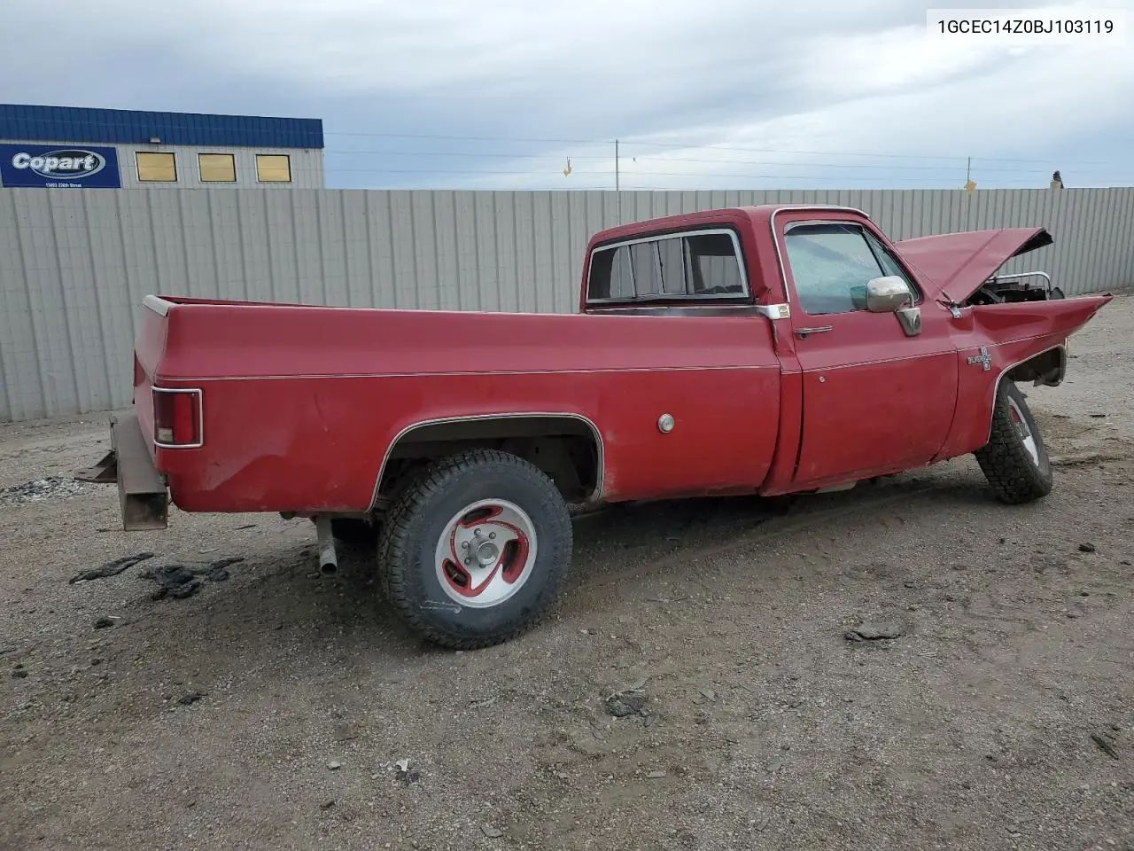 1981 Chevrolet C10 VIN: 1GCEC14Z0BJ103119 Lot: 55033205