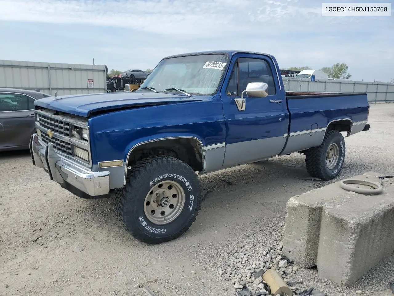 1983 Chevrolet C10 VIN: 1GCEC14H5DJ150768 Lot: 52780945