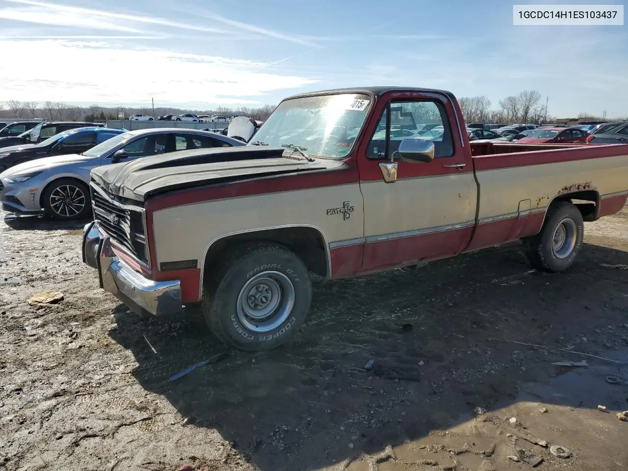 1984 Chevrolet C10 VIN: 1GCDC14H1ES103437 Lot: 46434015