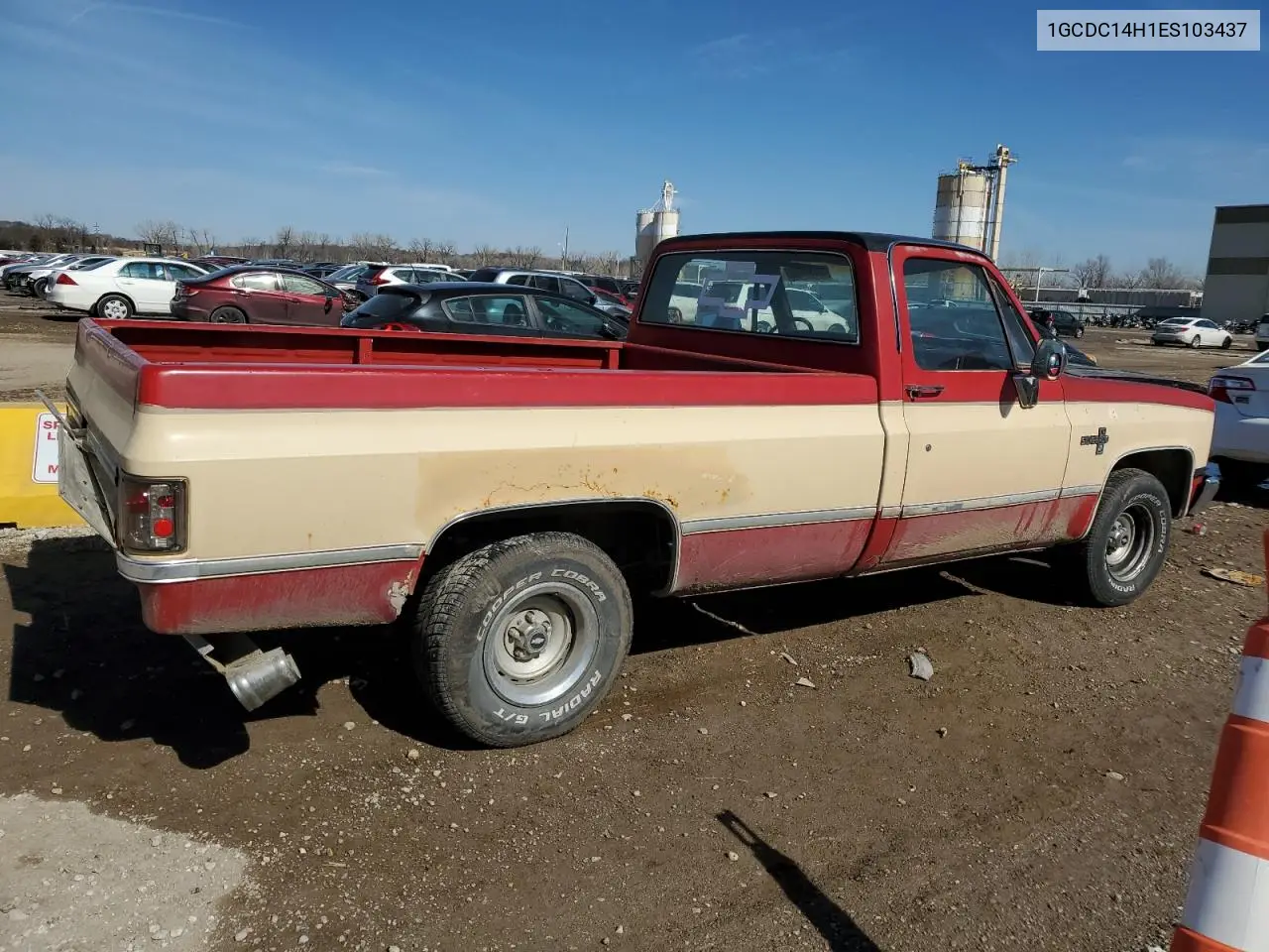 1984 Chevrolet C10 VIN: 1GCDC14H1ES103437 Lot: 46434015