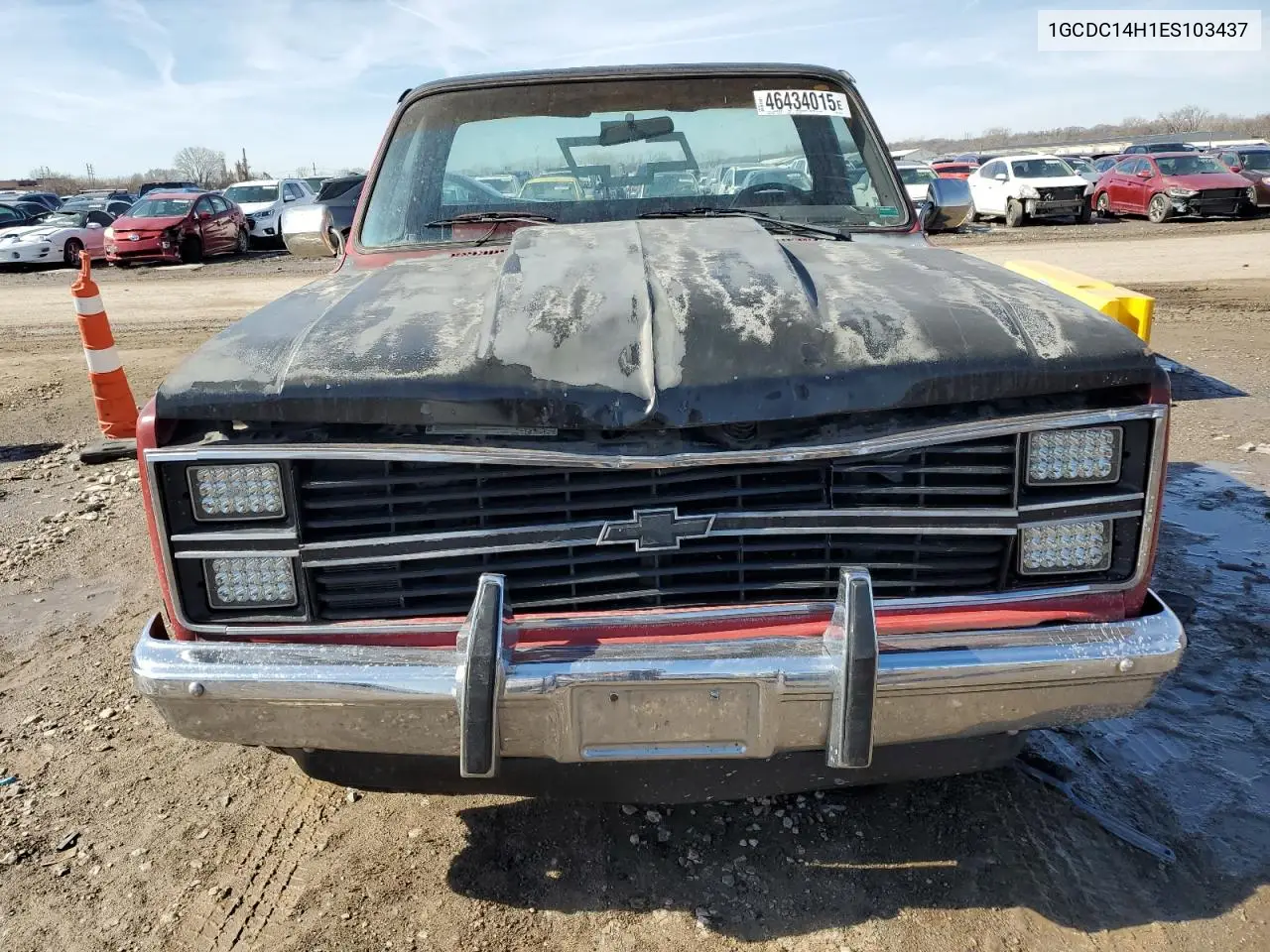 1984 Chevrolet C10 VIN: 1GCDC14H1ES103437 Lot: 46434015