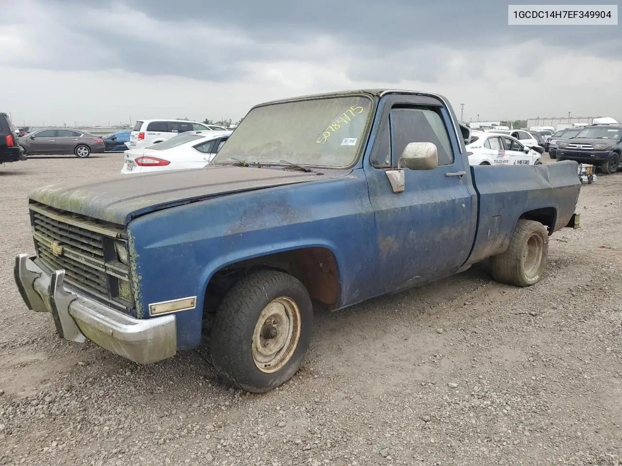 1984 Chevrolet C10 VIN: 1GCDC14H7EF349904 Lot: 50784775
