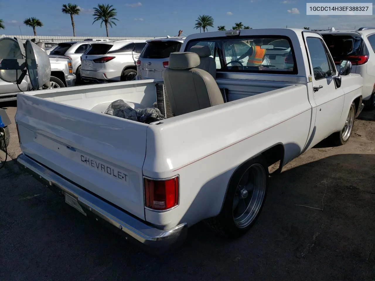 1984 Chevrolet C10 VIN: 1GCDC14H3EF388327 Lot: 63539072