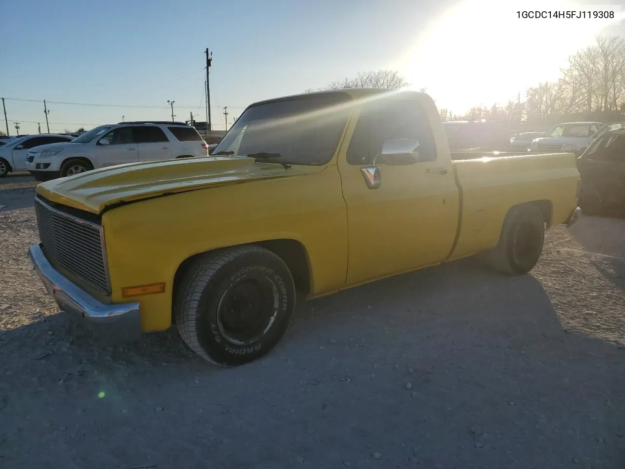 1985 Chevrolet C10 VIN: 1GCDC14H5FJ119308 Lot: 42245985