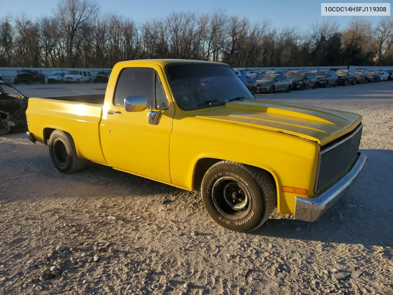 1985 Chevrolet C10 VIN: 1GCDC14H5FJ119308 Lot: 42245985