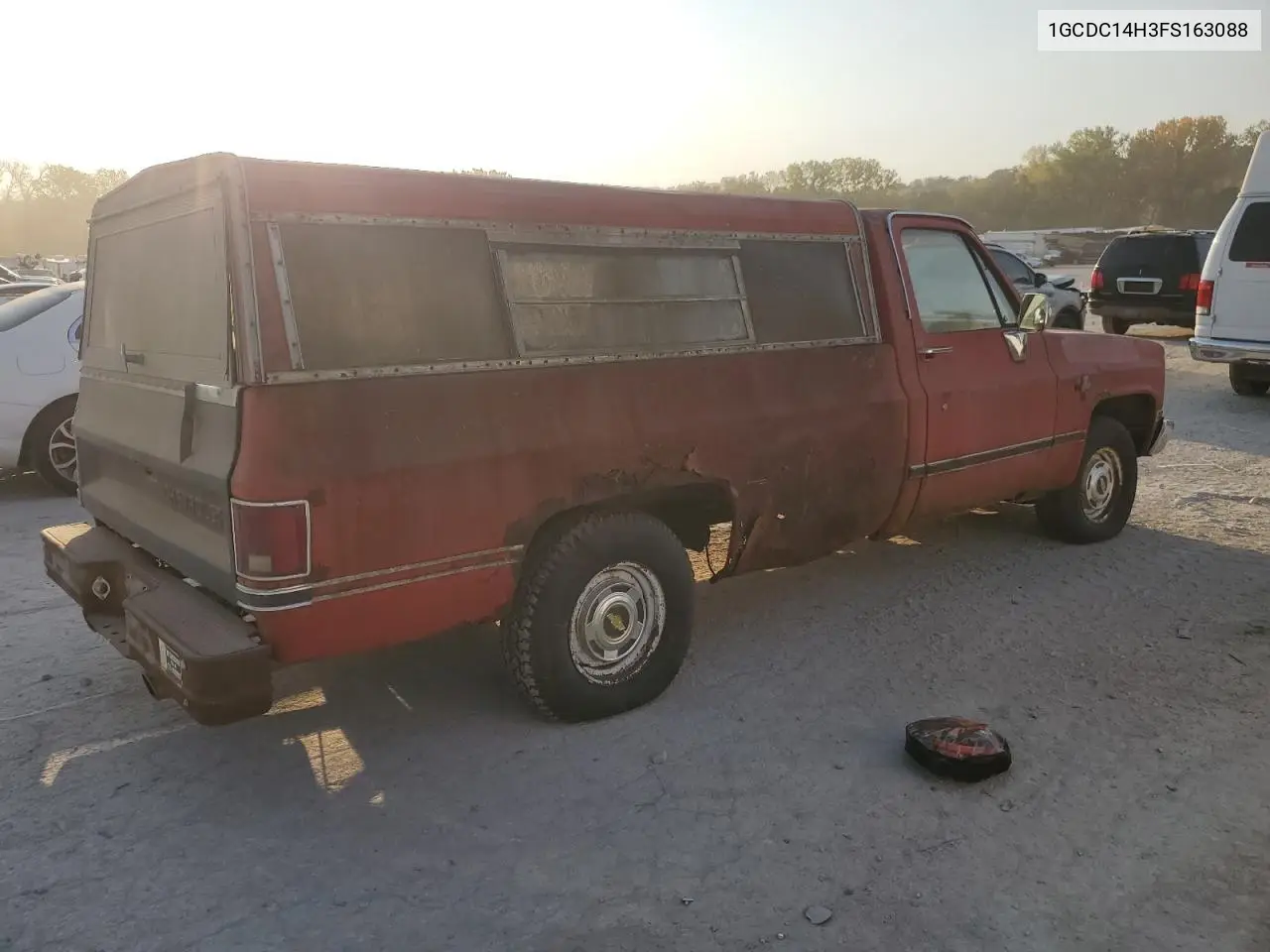 1985 Chevrolet C10 VIN: 1GCDC14H3FS163088 Lot: 52004445