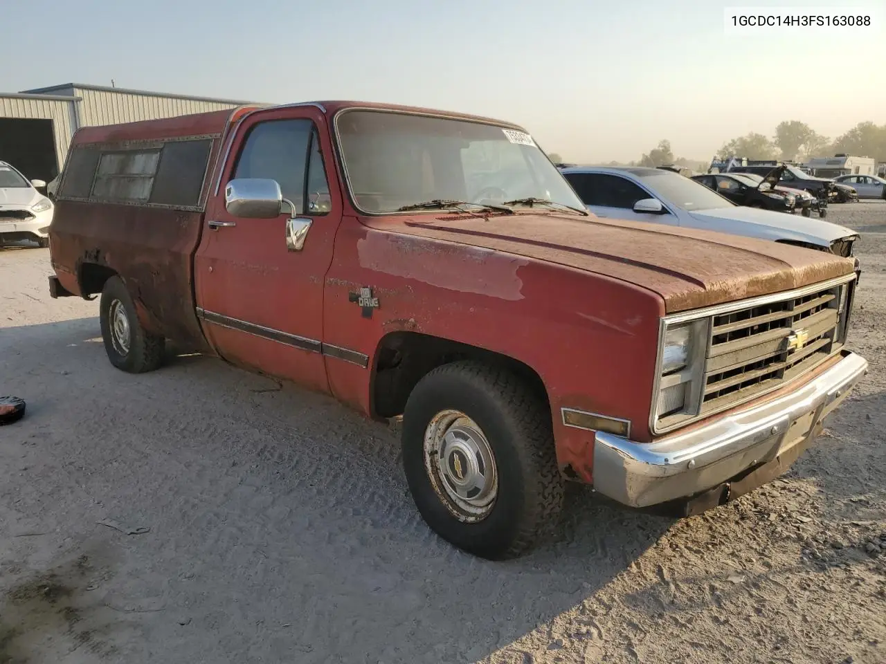 1985 Chevrolet C10 VIN: 1GCDC14H3FS163088 Lot: 52004445