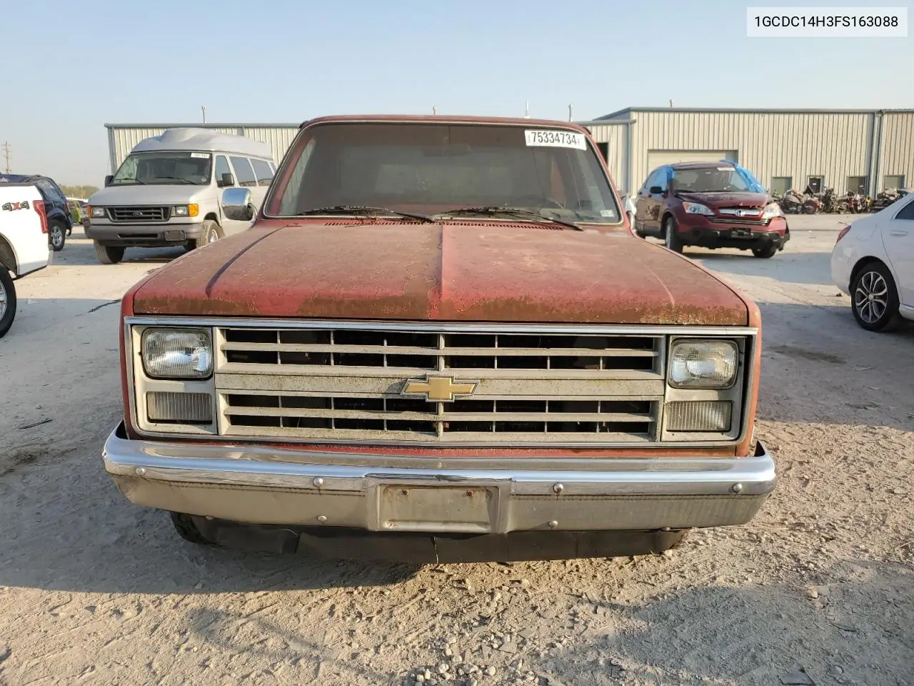 1985 Chevrolet C10 VIN: 1GCDC14H3FS163088 Lot: 52004445