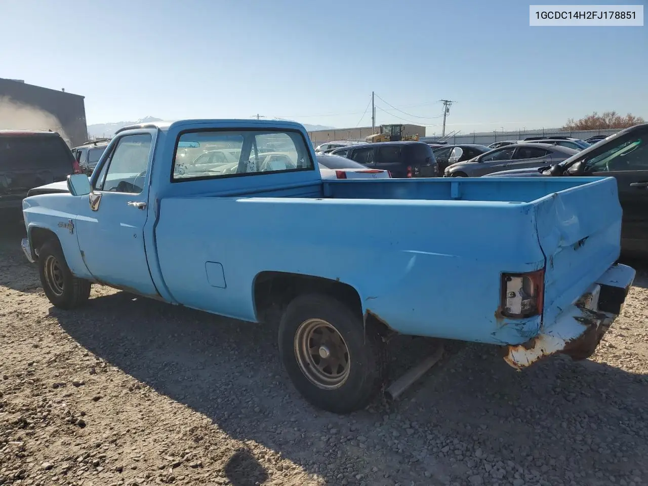 1985 Chevrolet C10 VIN: 1GCDC14H2FJ178851 Lot: 55148815