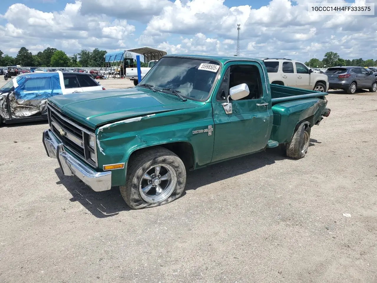 1985 Chevrolet C10 VIN: 1GCCC14H4FF333575 Lot: 55998505