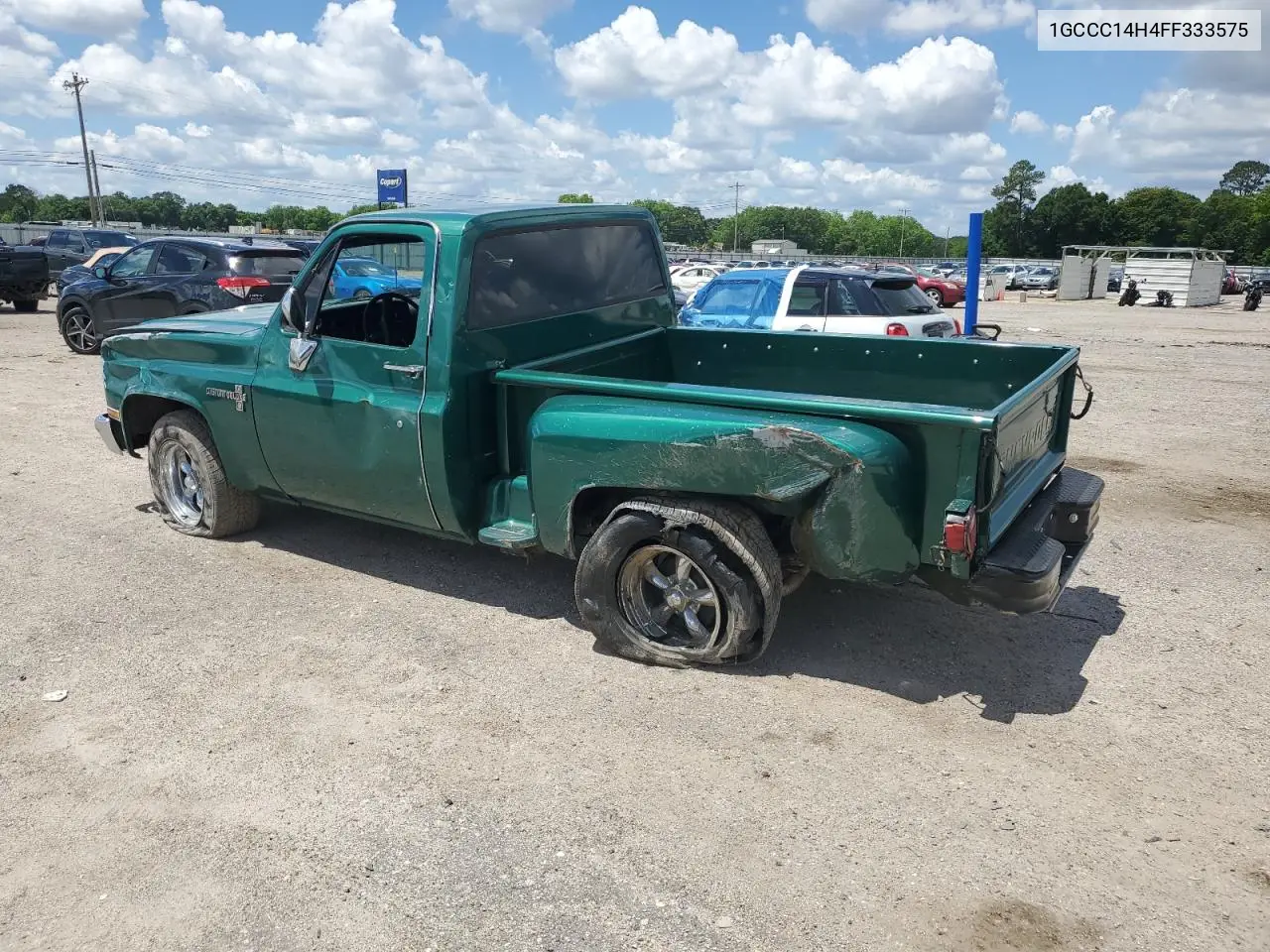 1985 Chevrolet C10 VIN: 1GCCC14H4FF333575 Lot: 55998505