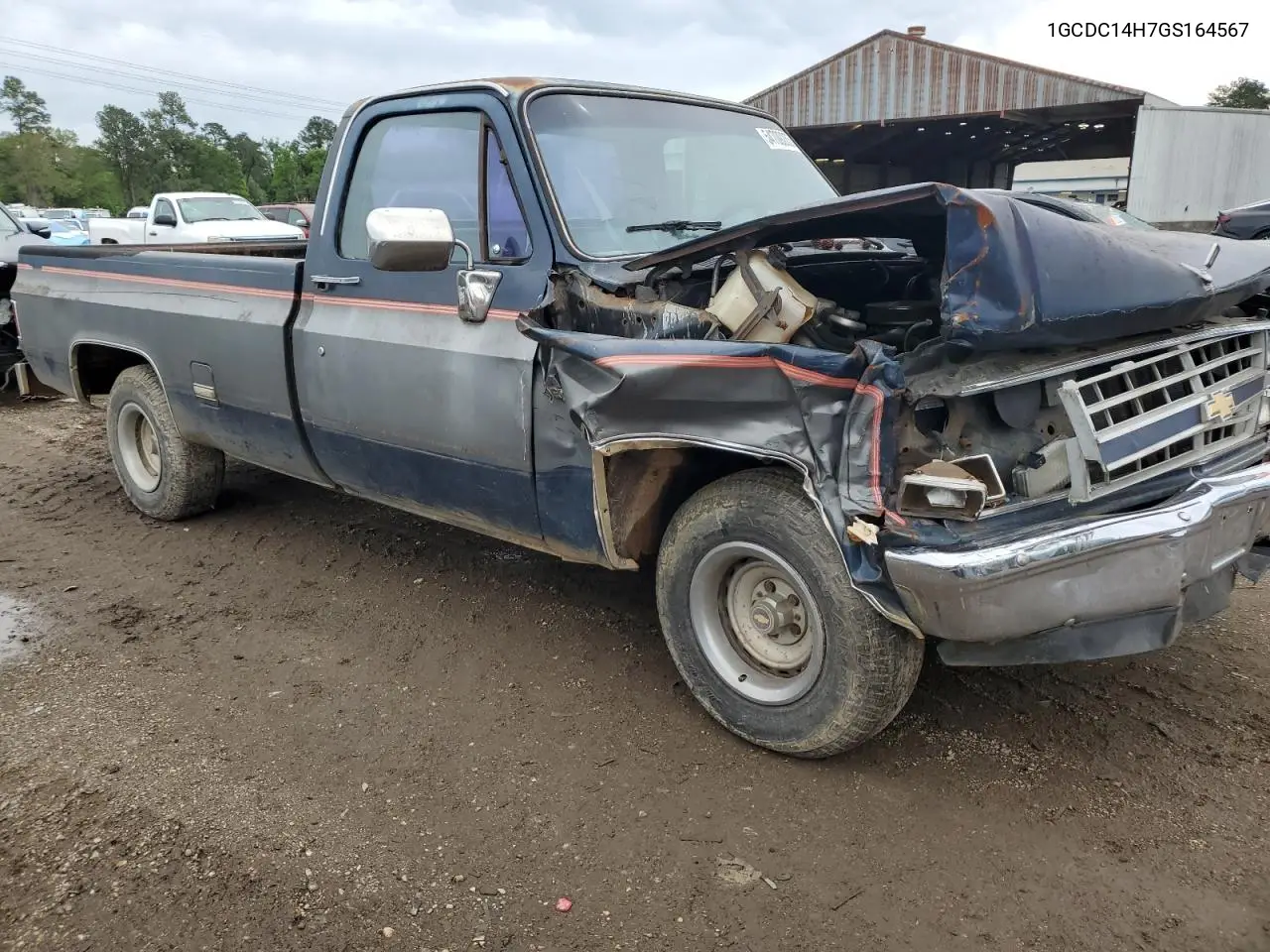 1986 Chevrolet C10 VIN: 1GCDC14H7GS164567 Lot: 54709265
