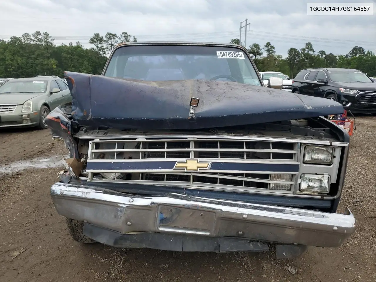 1986 Chevrolet C10 VIN: 1GCDC14H7GS164567 Lot: 54709265