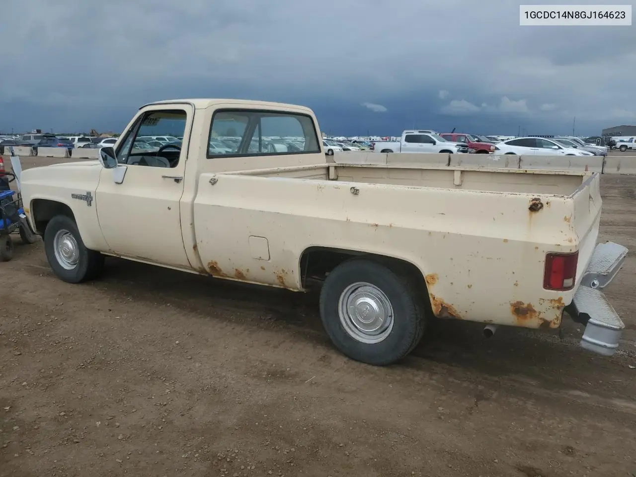 1986 Chevrolet C10 VIN: 1GCDC14N8GJ164623 Lot: 61411005