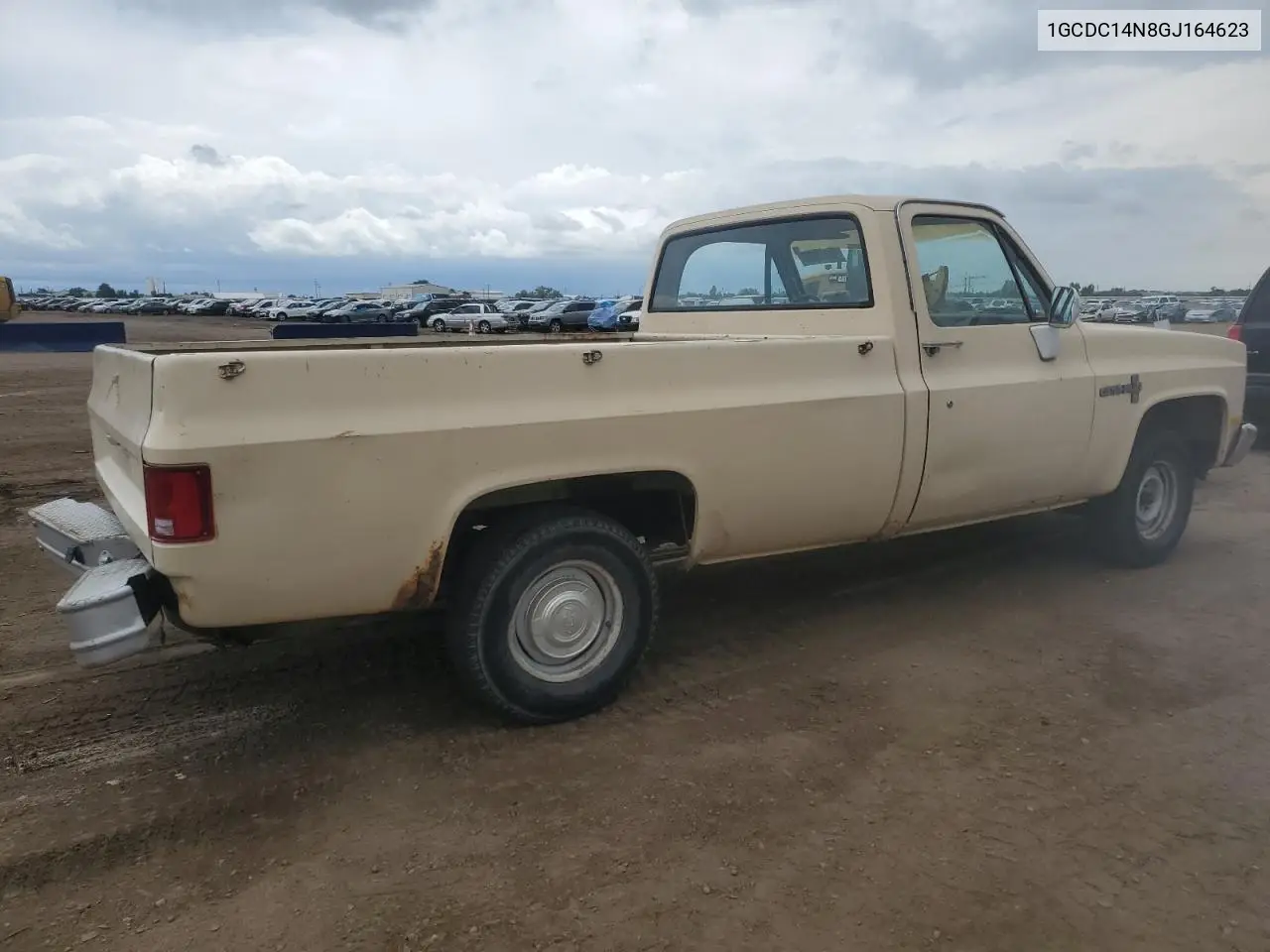 1986 Chevrolet C10 VIN: 1GCDC14N8GJ164623 Lot: 61411005