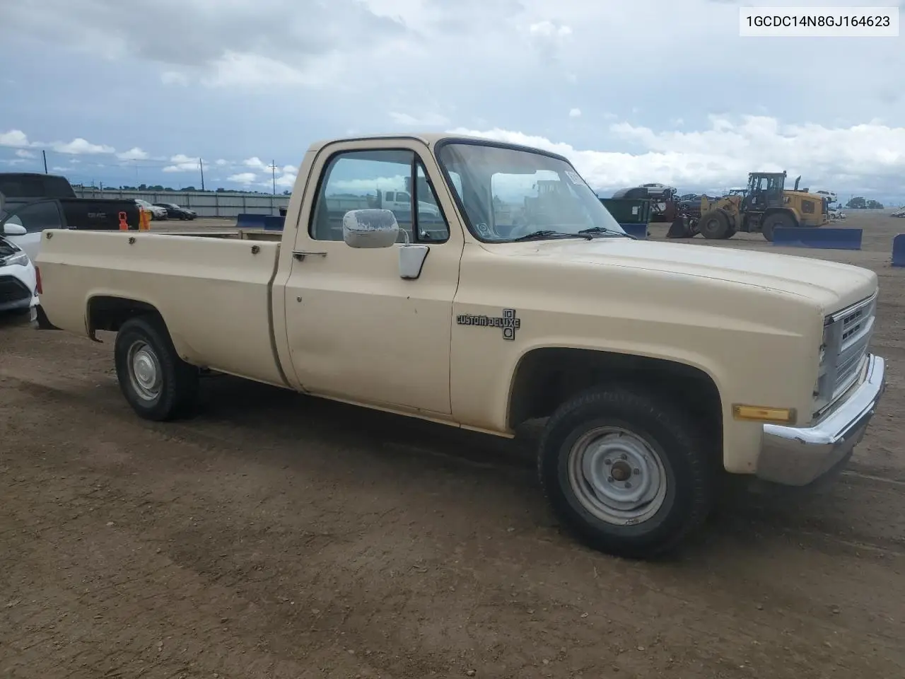 1986 Chevrolet C10 VIN: 1GCDC14N8GJ164623 Lot: 61411005