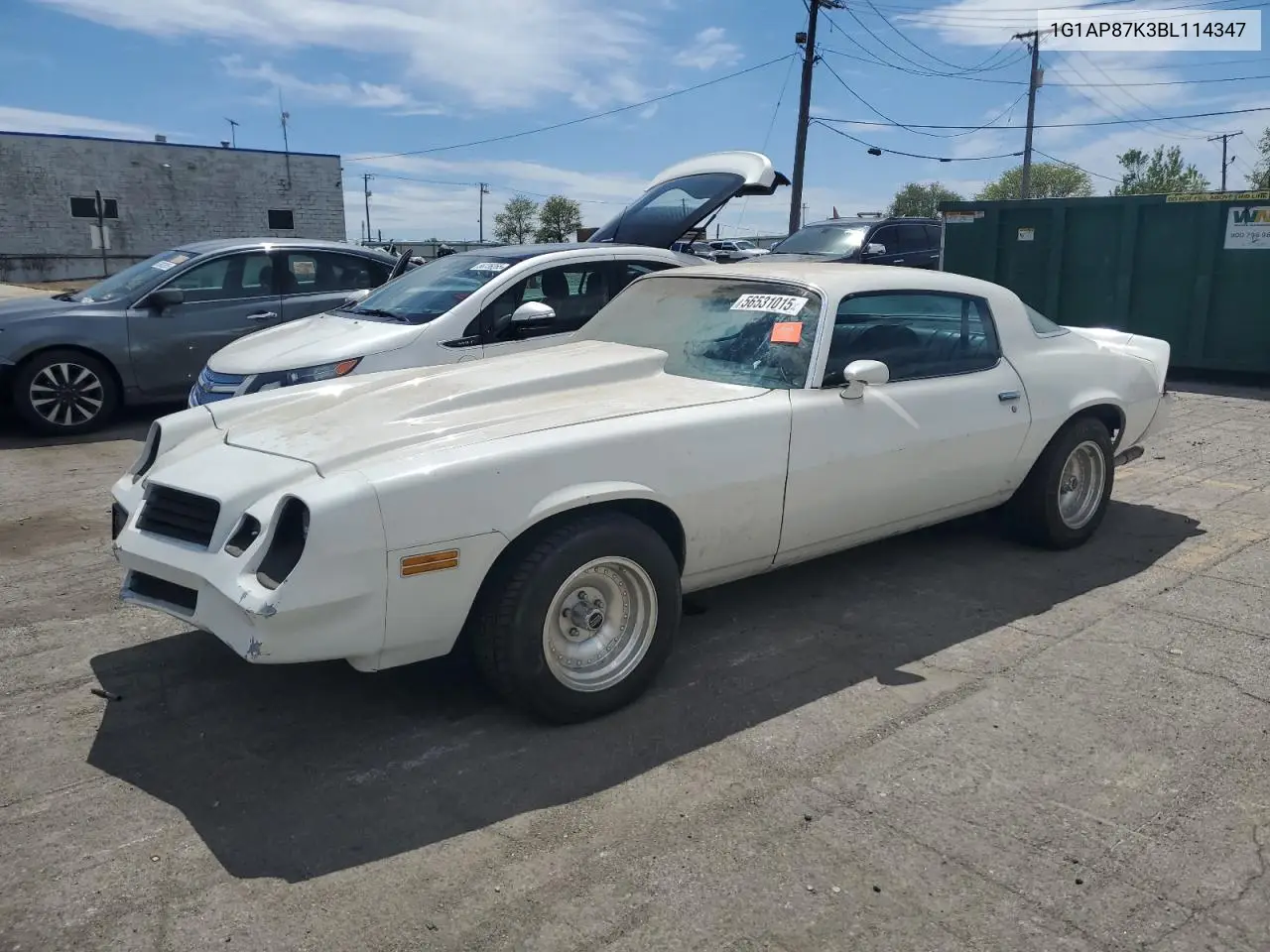 1981 Chevrolet Camaro VIN: 1G1AP87K3BL114347 Lot: 56531015