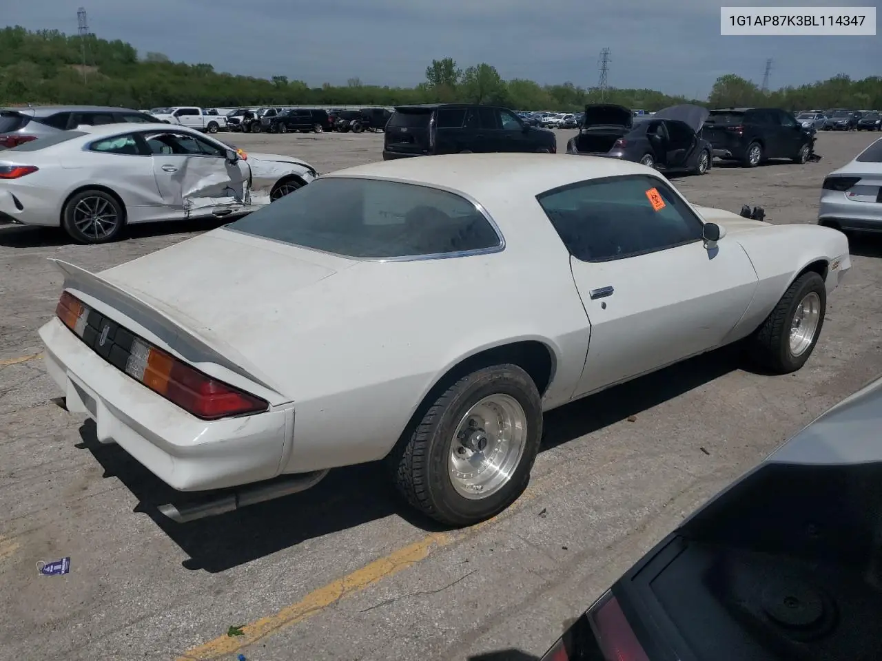 1981 Chevrolet Camaro VIN: 1G1AP87K3BL114347 Lot: 56531015