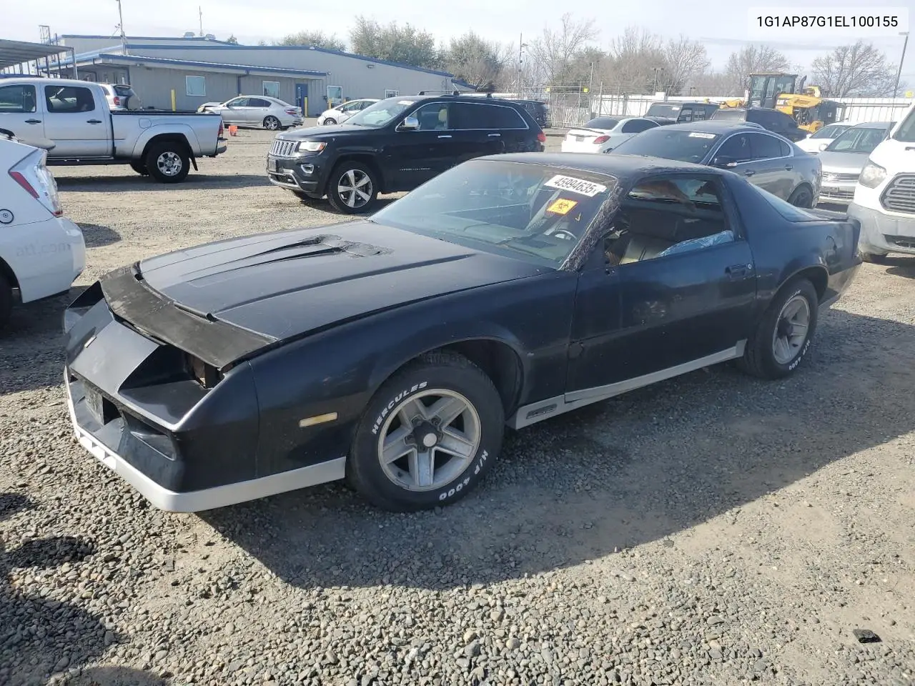 1984 Chevrolet Camaro VIN: 1G1AP87G1EL100155 Lot: 45994635