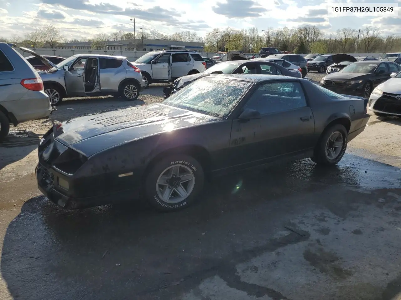 1986 Chevrolet Camaro VIN: 1G1FP87H2GL105849 Lot: 53272155