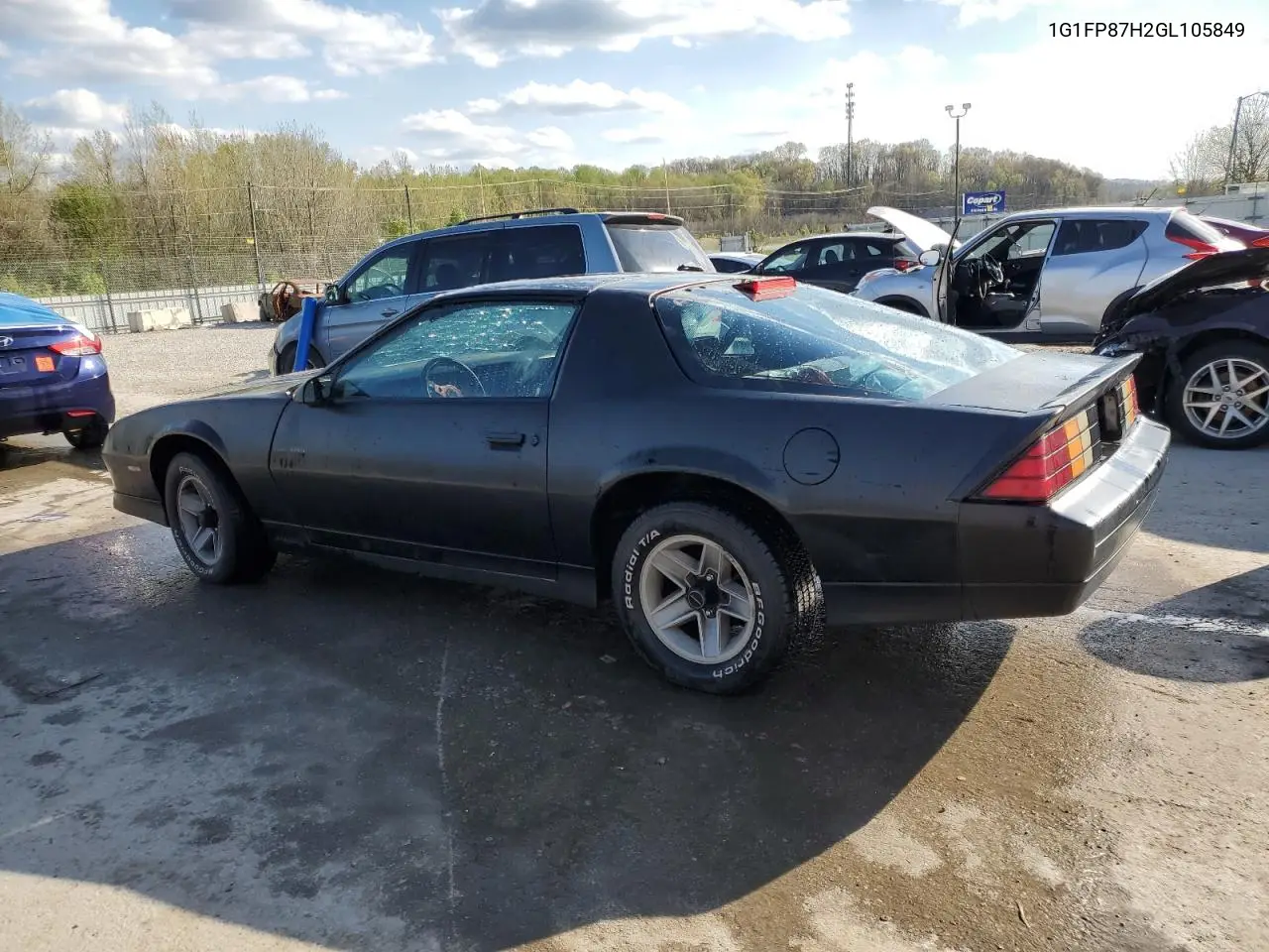 1986 Chevrolet Camaro VIN: 1G1FP87H2GL105849 Lot: 53272155