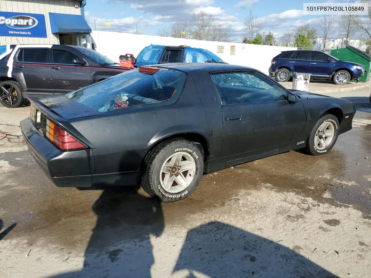 1986 Chevrolet Camaro VIN: 1G1FP87H2GL105849 Lot: 53272155