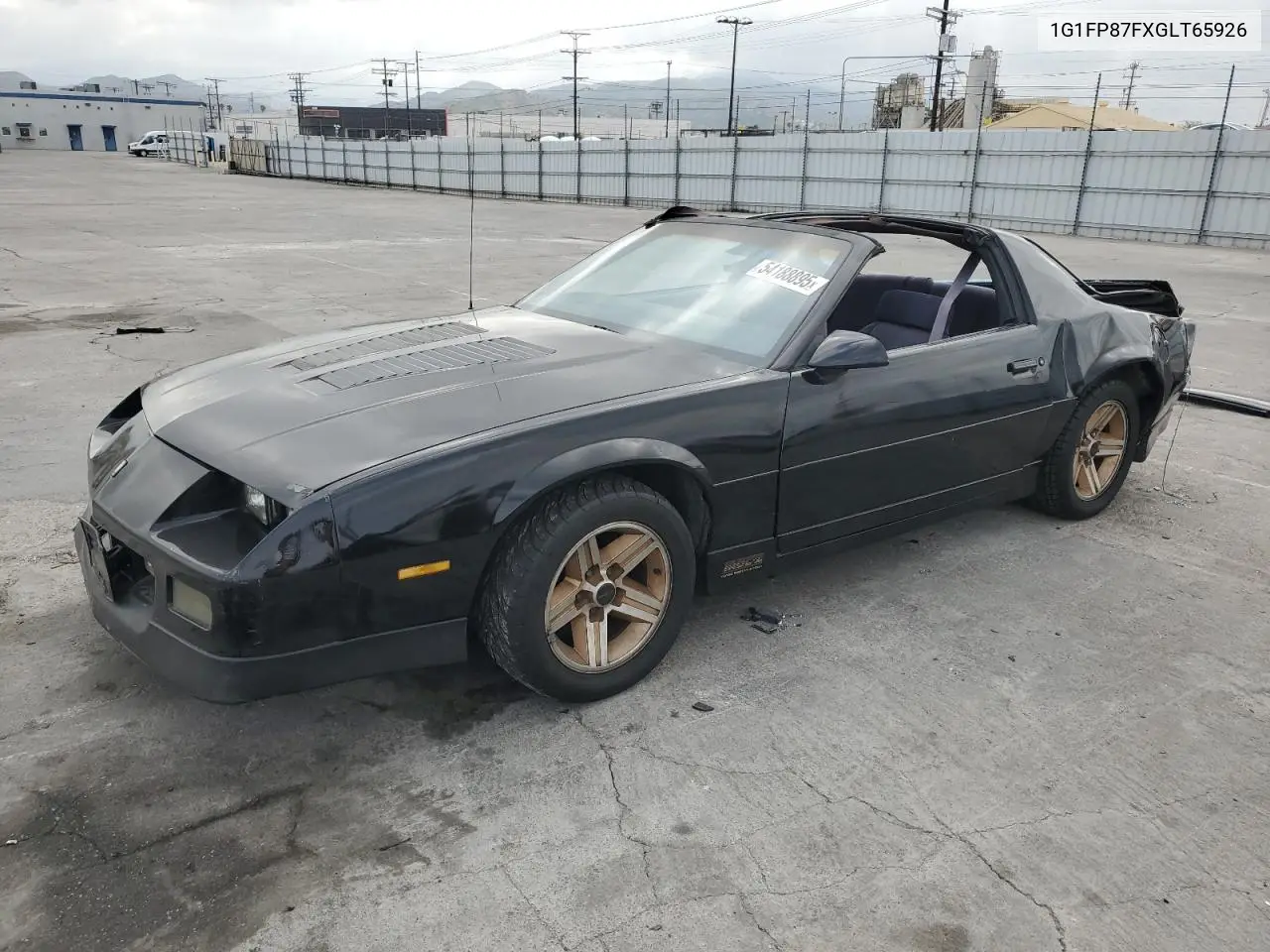 1986 Chevrolet Camaro VIN: 1G1FP87FXGLT65926 Lot: 54188895