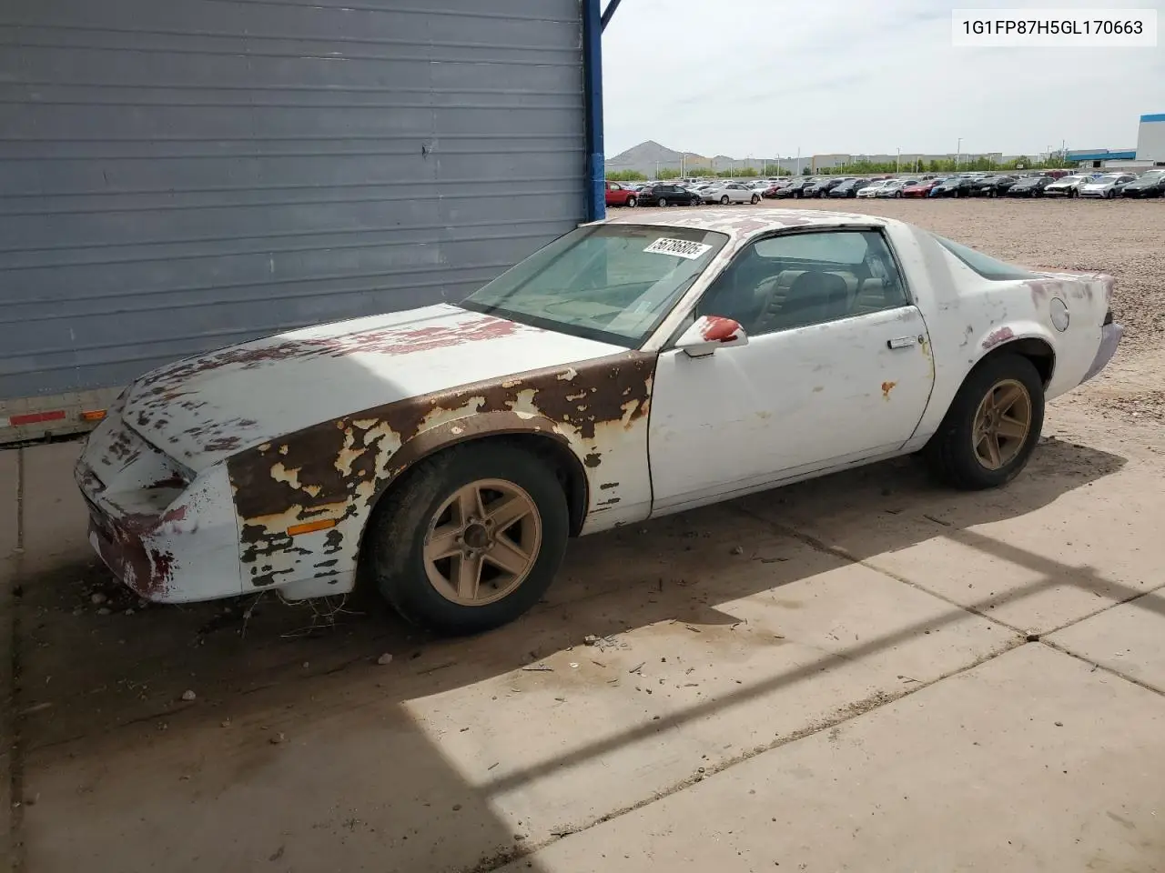 1986 Chevrolet Camaro VIN: 1G1FP87H5GL170663 Lot: 56786805