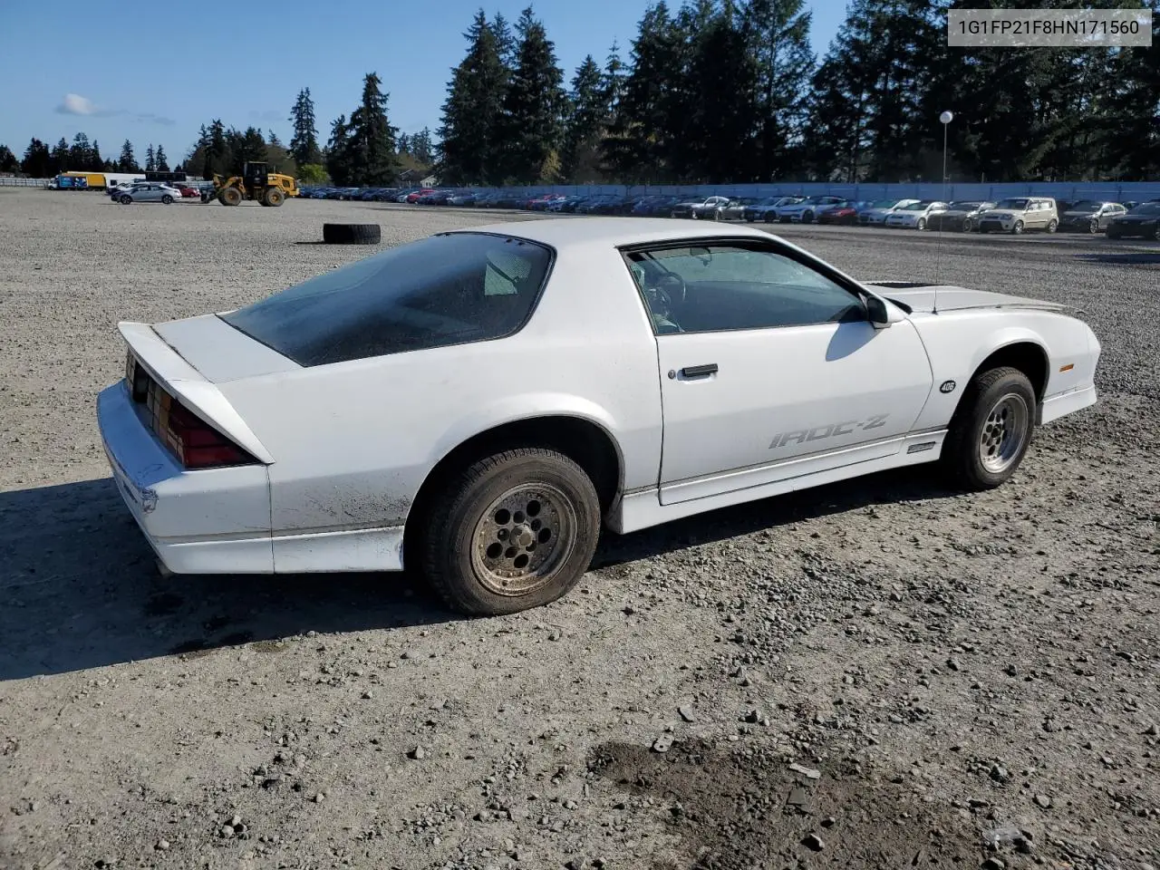 1987 Chevrolet Camaro VIN: 1G1FP21F8HN171560 Lot: 54089805