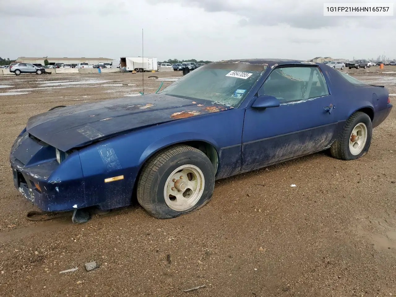 1987 Chevrolet Camaro VIN: 1G1FP21H6HN165757 Lot: 59547055