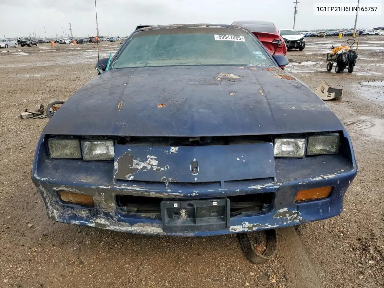 1987 Chevrolet Camaro VIN: 1G1FP21H6HN165757 Lot: 59547055