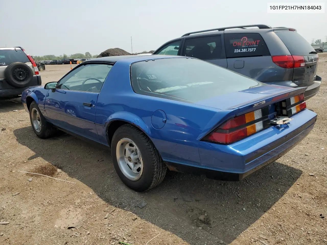 1987 Chevrolet Camaro VIN: 1G1FP21H7HN184043 Lot: 60354515