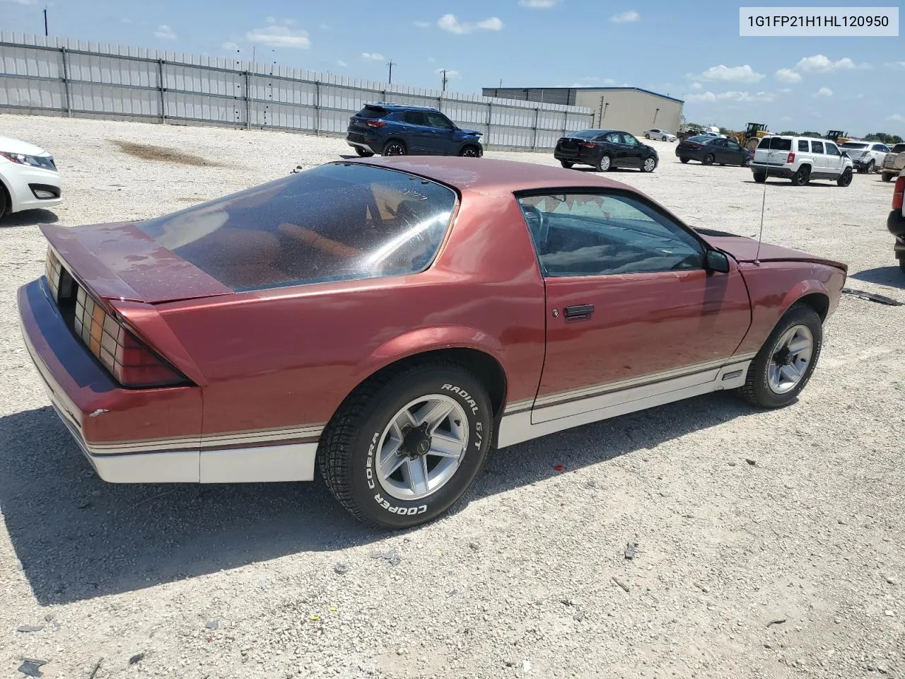 1987 Chevrolet Camaro VIN: 1G1FP21H1HL120950 Lot: 63494474