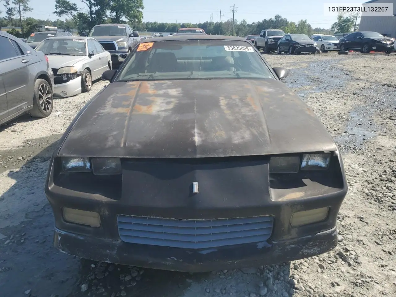 1990 Chevrolet Camaro Rs VIN: 1G1FP23T3LL132267 Lot: 53835005
