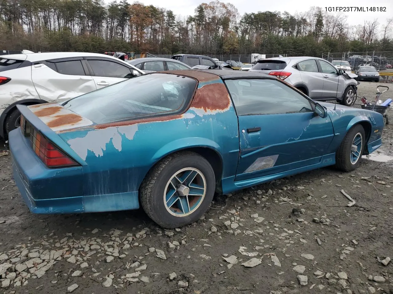1991 Chevrolet Camaro Rs VIN: 1G1FP23T7ML148182 Lot: 81831514