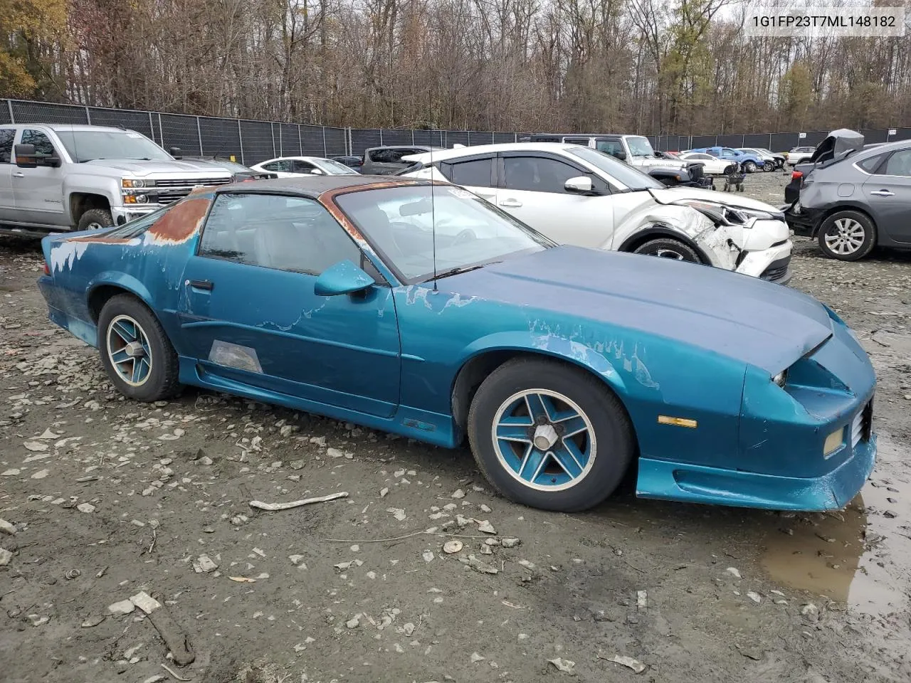 1991 Chevrolet Camaro Rs VIN: 1G1FP23T7ML148182 Lot: 81831514