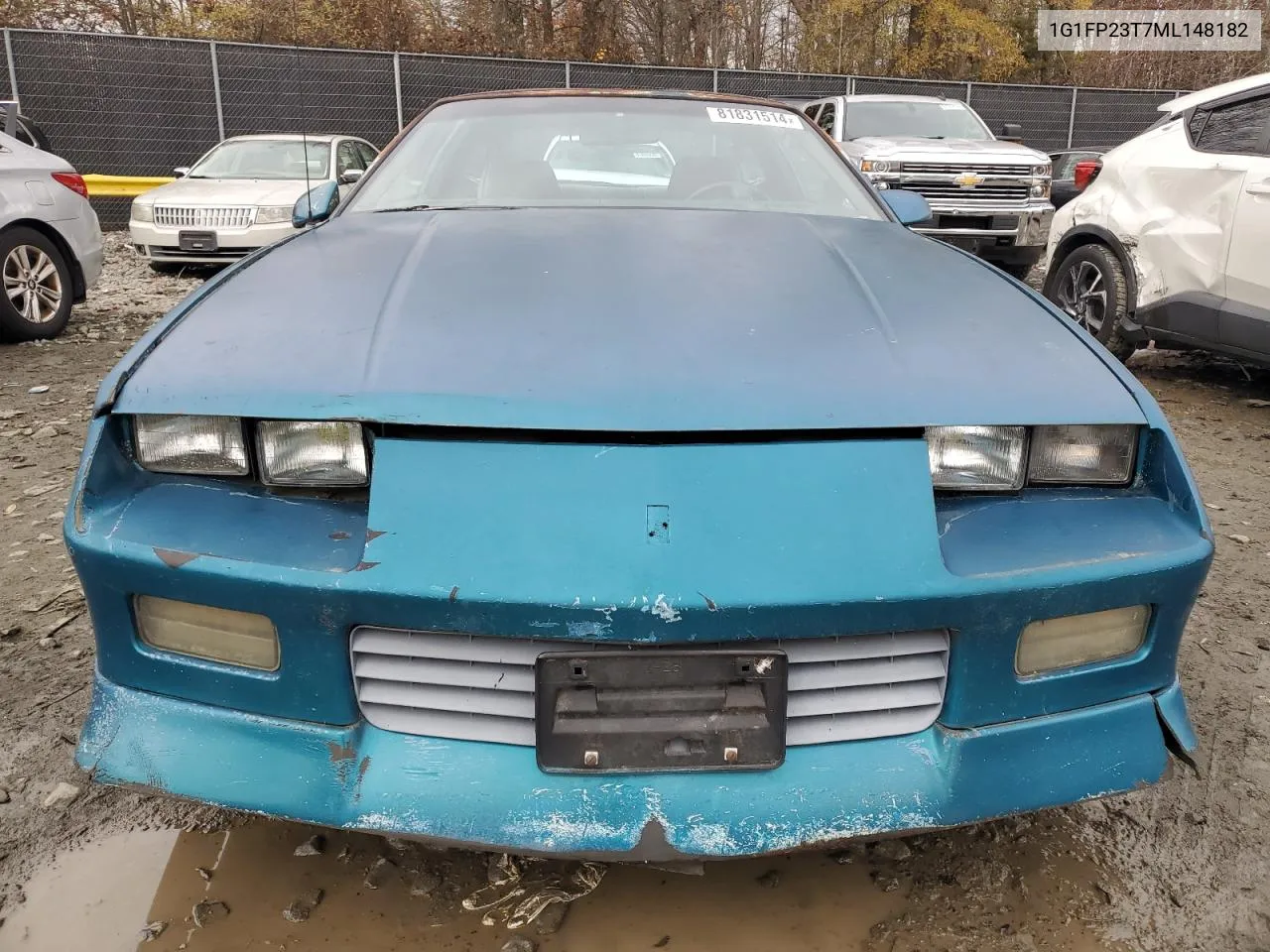 1991 Chevrolet Camaro Rs VIN: 1G1FP23T7ML148182 Lot: 81831514