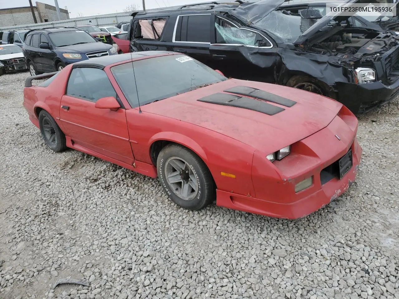 1991 Chevrolet Camaro Z28 VIN: 1G1FP23F0ML195936 Lot: 84321164